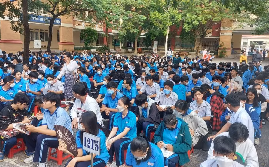 Công tác tư vấn, hướng nghiệp cho học sinh THPT luôn được các trường học trên địa bàn TPHCM quan tâm.