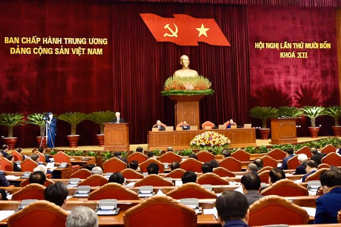 Chùm ảnh: Trọng thể khai mạc Hội nghị Trung ương 14 ảnh 11 Chùm ảnh: Trọng thể khai mạc Hội nghị Trung ương 14 ảnh 11