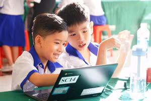 Khoảnh khắc đẹp và hào hứng của học sinh tham gia Hội giao lưu STEM Talent Cần Thơ 2026.
