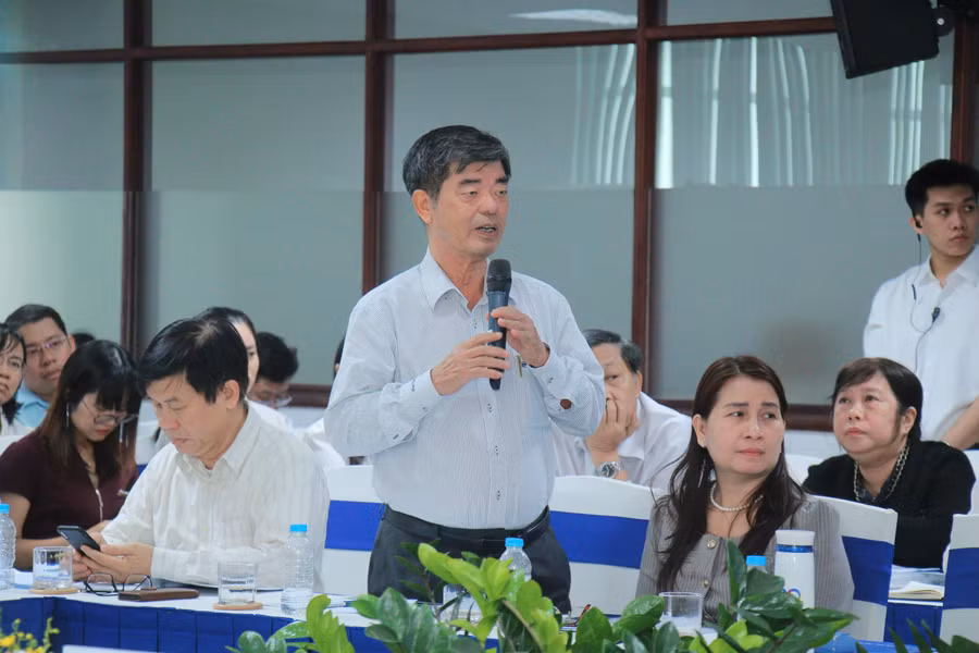 PGS.TS Thái Bá Cần - Hiệu trưởng Trường Đại học Gia Định. Ảnh: HCMUTE.