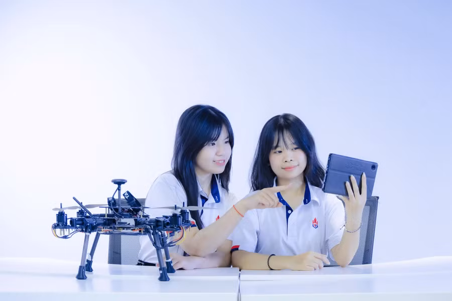 Sinh viên Trường Đại học Hùng Vương TPHCM.