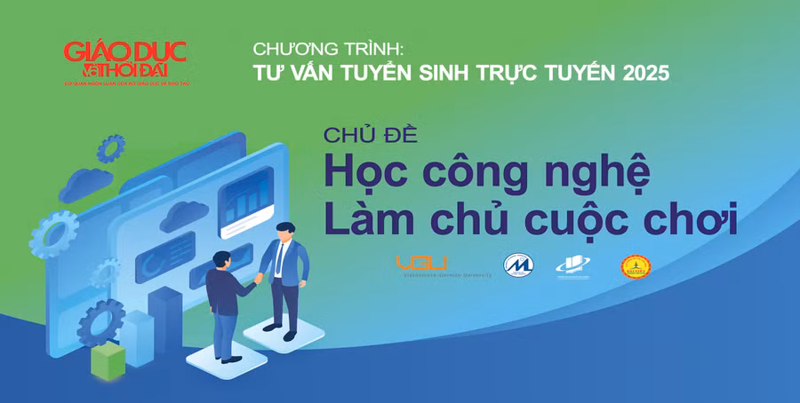 Buổi giao lưu trực tuyến chủ đề “Học công nghệ - Làm chủ cuộc chơi” diễn ra từ 9h ngày 15/7.