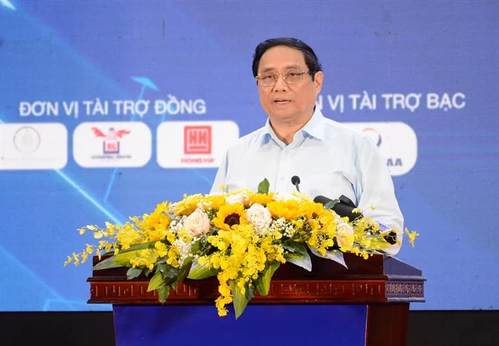 Thủ tướng Chính phủ Phạm Minh Chính phát biểu tại Ngày hội. Thủ tướng Chính phủ Phạm Minh Chính phát biểu tại Ngày hội.