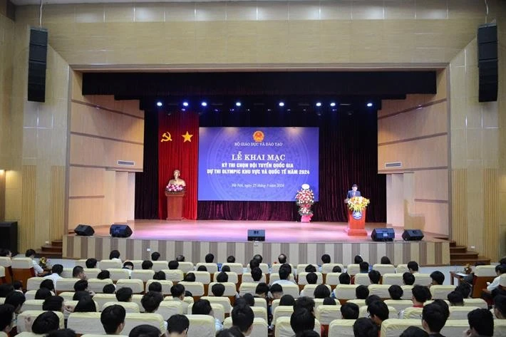 Khai mạc Kỳ thi chọn đội tuyển quốc gia dự thi Olympic khu vực và quốc tế năm 2024.
