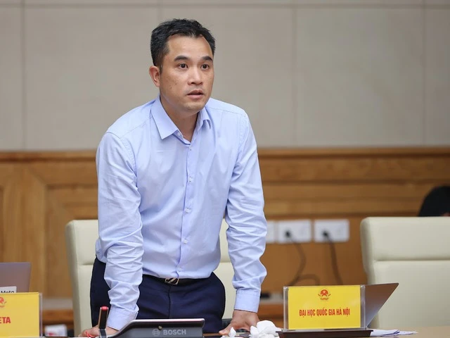 Phó Giám đốc ĐHQG Hà Nội Phạm Bảo Sơn - Ảnh: VGP/Nhật Bắc.
