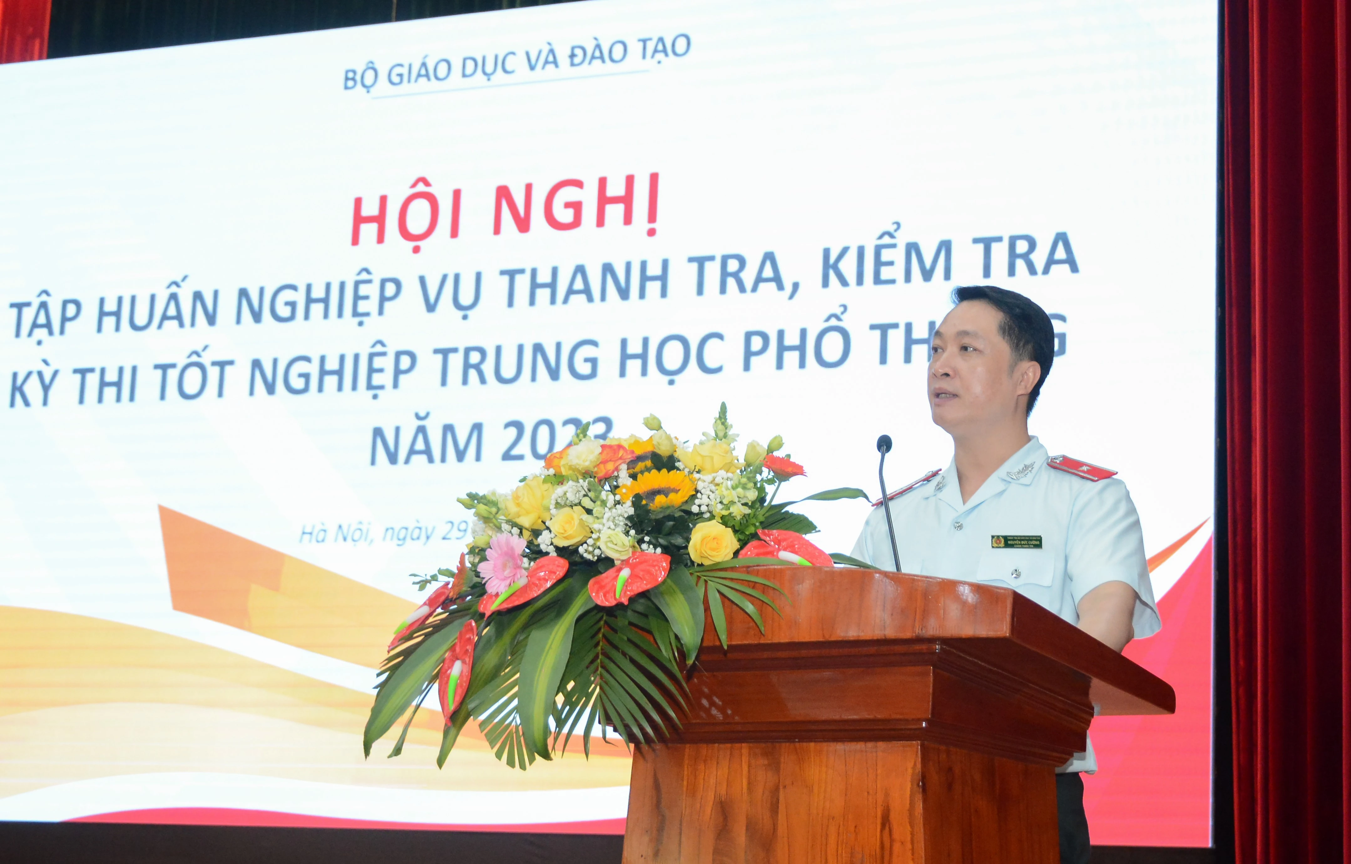 Tập huấn nghiệp vụ thanh tra, kiểm tra thi tốt nghiệp THPT 2023 ảnh 2 Tập huấn nghiệp vụ thanh tra, kiểm tra thi tốt nghiệp THPT 2023 ảnh 2