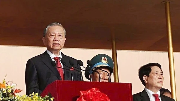 Tổng Bí thư Tô Lâm đọc diễn văn tại Lễ Kỷ niệm 80 năm Quốc khánh nước CHXHCN Việt Nam sáng 2/9.