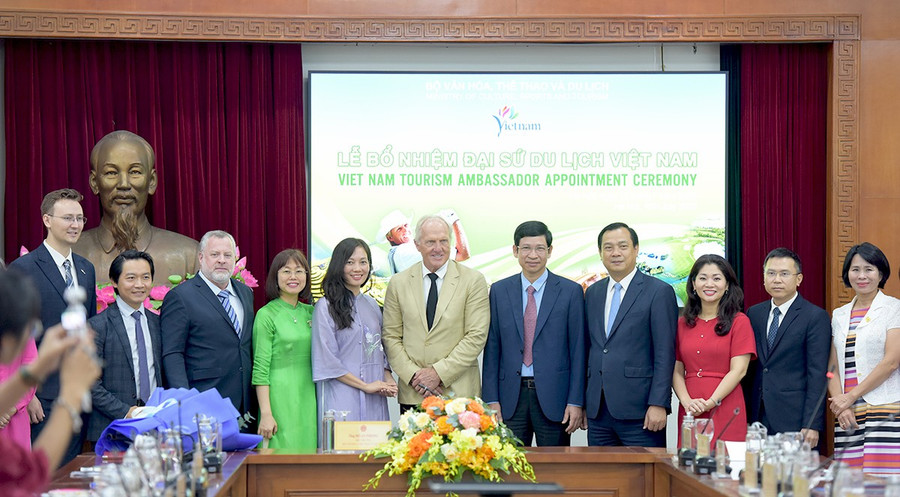 Đây là lần thứ 2 ông Gregory John Norman đảm nhiệm vị trí Đại sứ Du lịch Việt Nam - Ảnh: TITC.