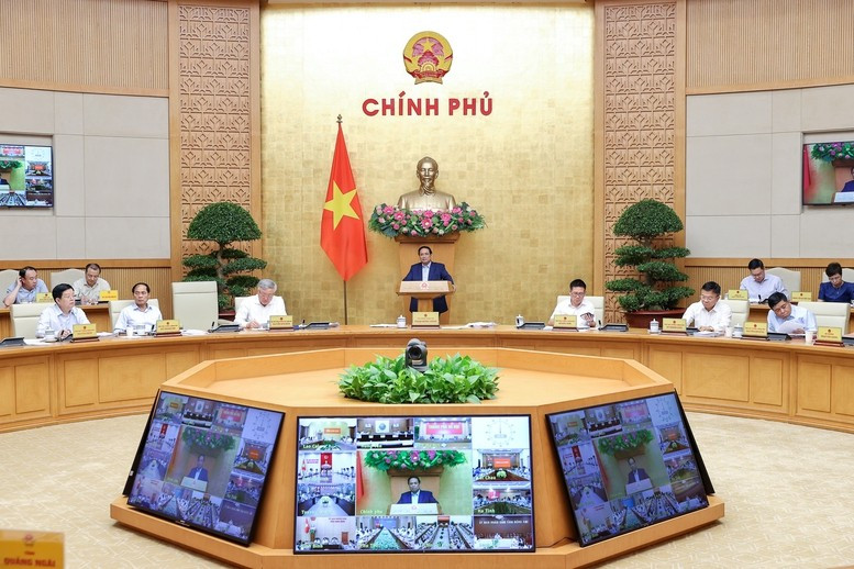 Thủ tướng Phạm Minh Chính chủ trì Hội nghị trực tuyến Chính phủ với địa phương tháng 9/2025 - Ảnh: Bộ VHTT&DL.