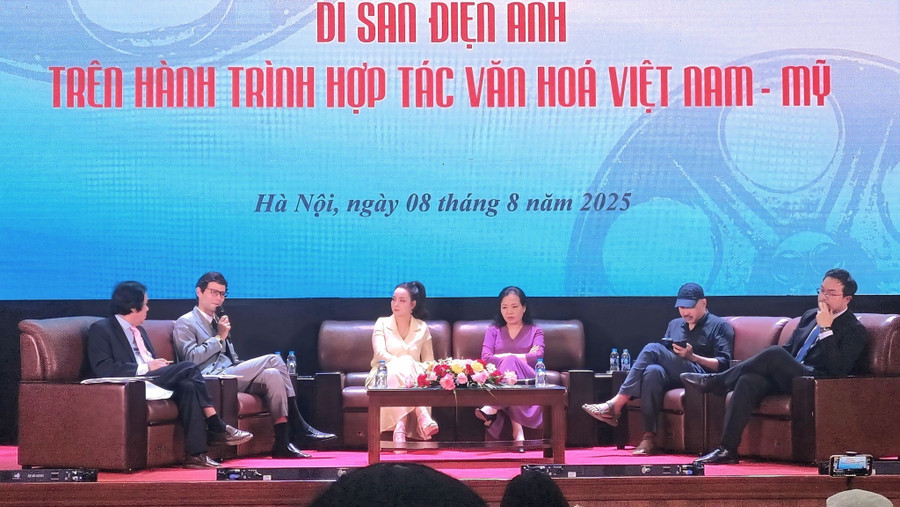 Các chuyên gia thảo luận tại hội thảo. dien-anh-viet-my-3.jpg