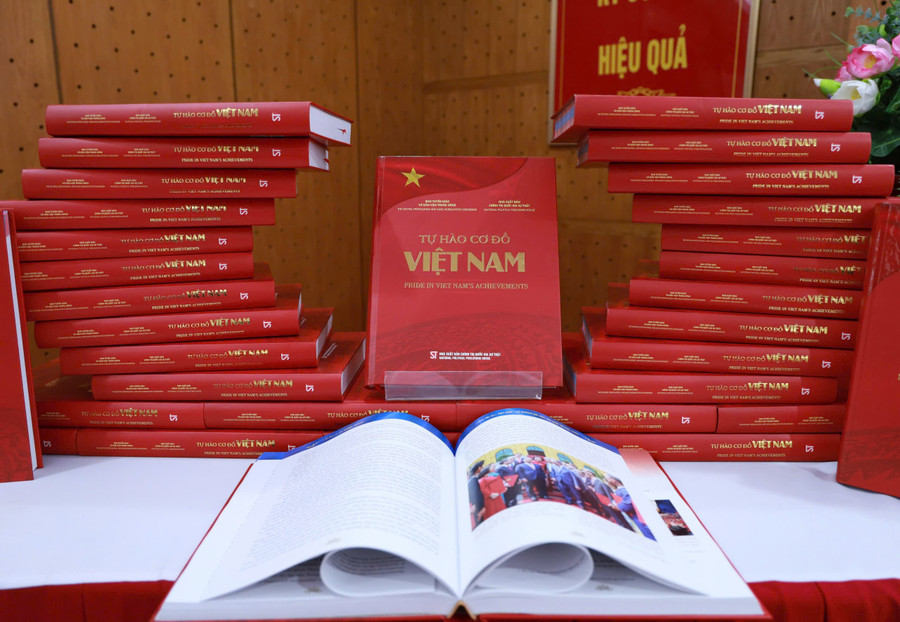 Cuốn sách có dung lượng gần 600 trang khổ lớn, được trình bày trang trọng, xuất bản song ngữ Việt - Anh.