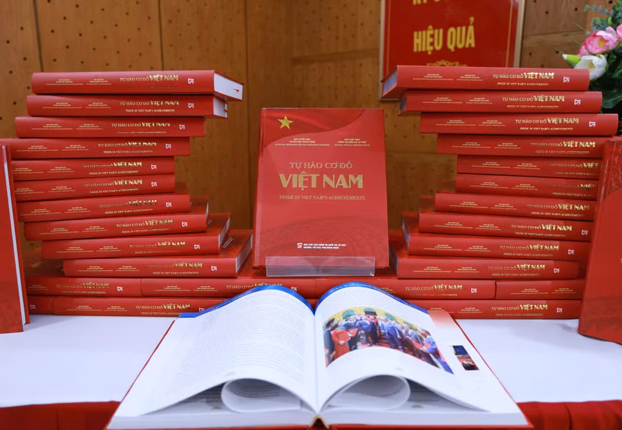 Cuốn sách có dung lượng gần 600 trang khổ lớn, được trình bày trang trọng, xuất bản song ngữ Việt - Anh.