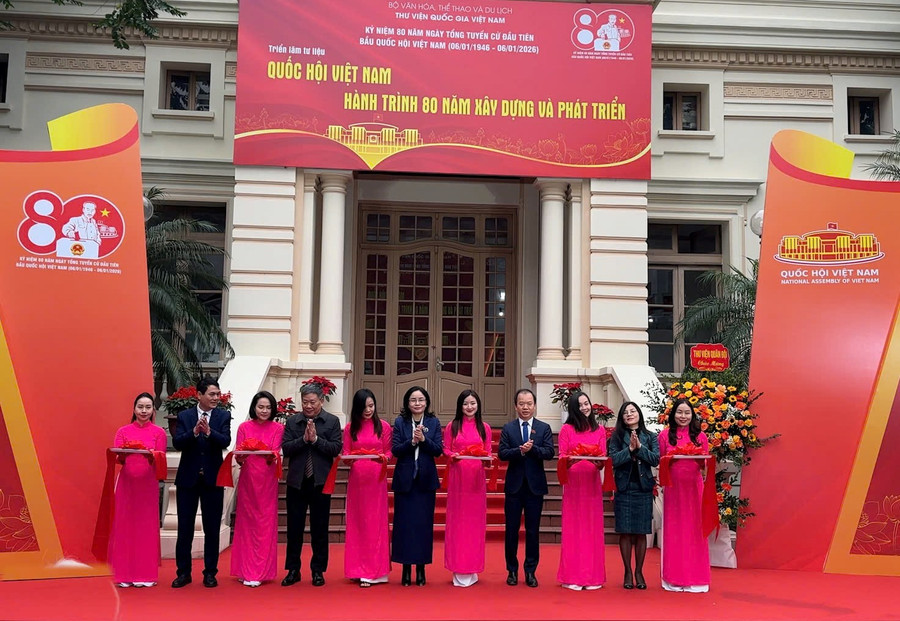 Triển lãm nhằm tôn vinh những giá trị lịch sử, chính trị và pháp lý to lớn của Quốc hội Việt Nam - Ảnh: Bộ VHTT&DL.