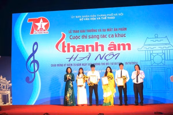 45 tác phẩm đạt giải cuộc thi sáng tác ca khúc 'Thanh âm Hà Nội'