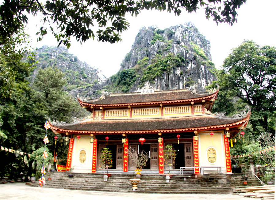 Di tích chùa Nhẫm Dương - Ảnh: ITN.