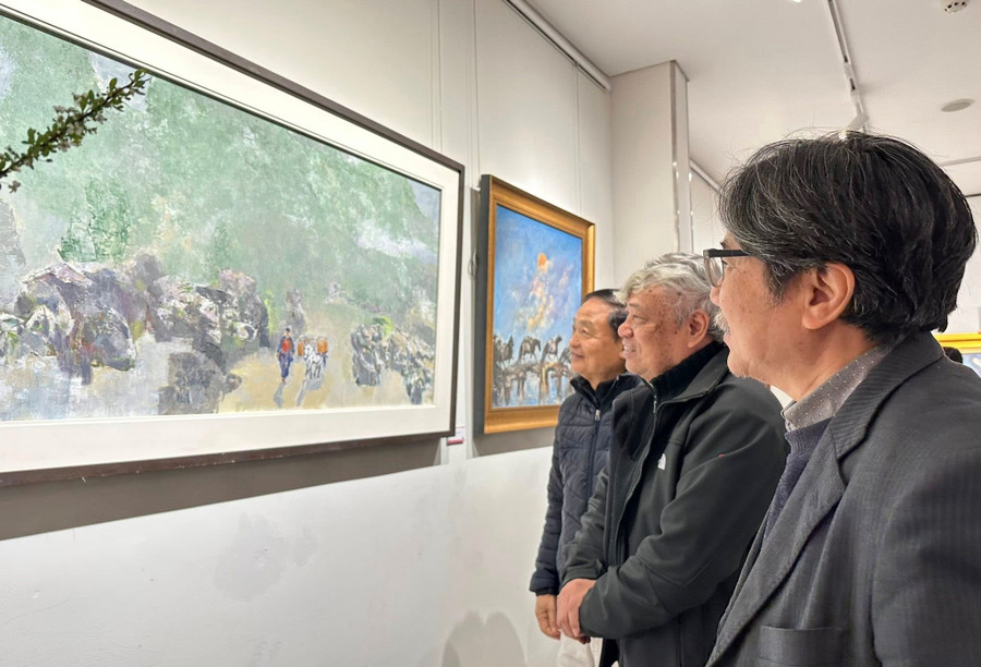 Triển lãm diễn ra đến hết ngày 1/3 tại Trung tâm thông tin văn hóa Hồ Gươm.