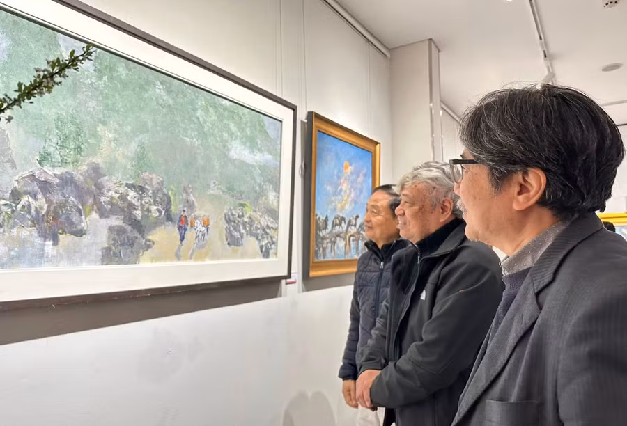 Triển lãm diễn ra đến hết ngày 1/3 tại Trung tâm thông tin văn hóa Hồ Gươm.