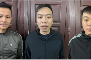 Hưng, Chiến, Trường (từ trái qua phải). Ảnh: Công an tỉnh Hưng Yên.