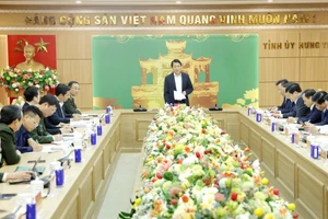 Hội nghị công bố Quyết định kiểm tra, giám sát năm 2026 đối với Ban Thường vụ Tỉnh ủy Hưng Yên.