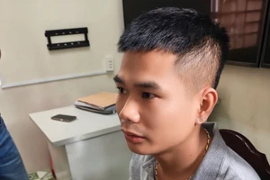 Đỗ Văn Hưng tại Cơ quan Công an. Ảnh Công an tỉnh Hưng Yên.