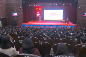 Quang cảnh hội nghị tập huấn.