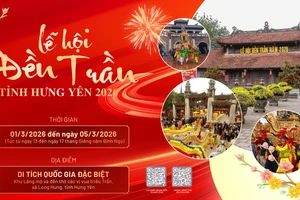 Lễ hội đền Trần năm 2026 được tổ chức với quy mô cấp tỉnh trong 5 ngày, từ ngày 1 đến 5/3.