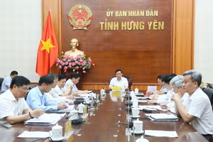 Ban Thường vụ Đảng ủy UBND tỉnh Hưng Yên tổ chức hội nghị thảo luận nhiều nội dung quan trọng. Ảnh: Cổng TTĐT tỉnh Hưng Yên