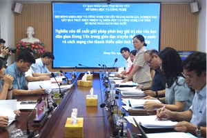 Hội nghị nghiệm thu nhiệm vụ khoa học và công nghệ cấp tỉnh.