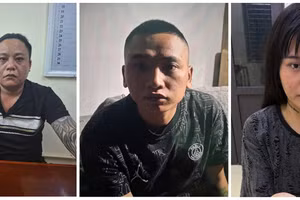 Các đối tượng Lê Văn Quỳnh, Nguyễn Thế Sâm và Vi Thị Hằng.