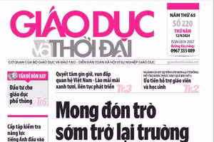 Tin tức báo in 12/9: Mong đón trò sớm trở lại trường