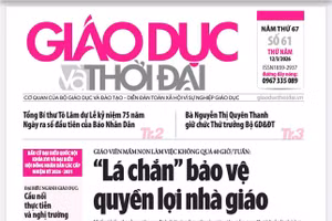 Tin tức báo in 12/3: 'Lá chắn' bảo vệ quyền lợi nhà giáo