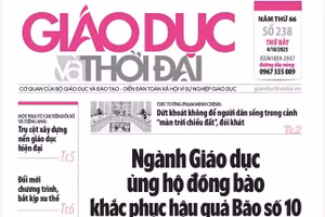 Tin tức báo in 4/10: Ngành Giáo dục ủng hộ đồng bào khắc phục hậu quả Bão số 10