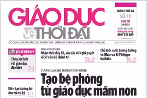 Tin tức báo in 2/4: Tạo bệ phóng từ giáo dục mầm non