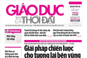 Tin tức báo in 31/10: Tháo gỡ 'điểm nghẽn' về đội ngũ