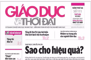 Tin tức báo in 9/5: Dạy học 2 buổi/ngày, sao cho hiệu quả?