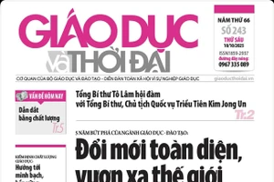 Tin tức báo in 10/10: Đoàn kết vượt lũ, sớm ổn định việc học