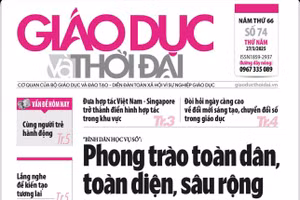 Báo in 27/3: Bình dân học vụ số: Phong trào toàn dân, toàn diện, sâu rộng