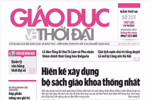 Tin tức báo in 24/10: Hiến kế xây dựng bộ sách giáo khoa thống nhất