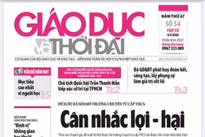 Tin tức báo in 4/3: Cân nhắc lợi - hại khi mở trường chuyên từ cấp THCS