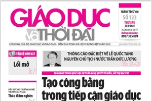 Tin tức báo in 23/5: Tạo công bằng trong tiếp cận giáo dục