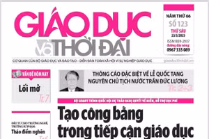 Tin tức báo in 23/5: Tạo công bằng trong tiếp cận giáo dục