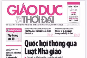 Tin tức báo in 17/6: Động lực để nhà giáo tận hiến với nghề