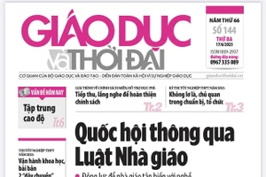 Tin tức báo in 17/6: Động lực để nhà giáo tận hiến với nghề