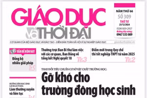 Tin tức báo in 25/12: Gỡ khó cho trường đông học sinh