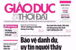 Tin tức báo in 2/11: Bảo vệ danh dự, uy tín người thầy