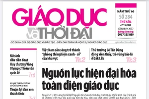 Tin tức báo in 27/11: Nguồn lực hiện đại hóa toàn diện giáo dục