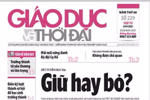 Tin tức báo in 24/9: Đặt lại vấn đề xét tuyển đại học bằng học bạ