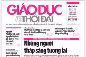 Tin tức báo in 20/11: Những người thắp sáng tương lai