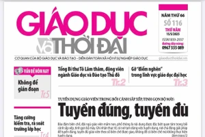 Tin tức báo in 15/5: Tuyển dụng giáo viên bảo đảm 'đúng' và 'đủ'