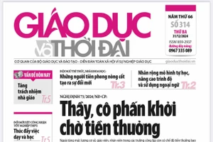 Tin tức báo in 31/12: Thầy, cô phấn khởi chờ tiền thưởng